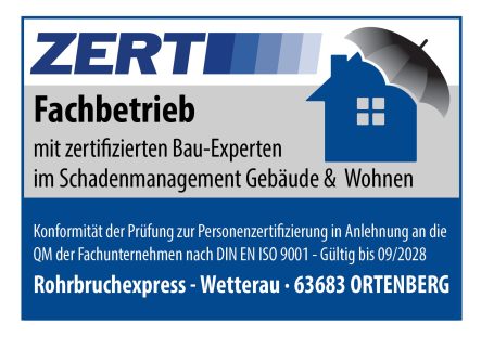 ZERT Fachbetrieb mit zertifizierten Bau-Experten