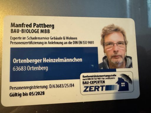 Manfred Pattberg – Bau-Biologe MBB